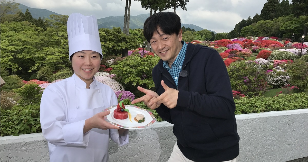 テレビ朝日「グッド！モーニング」でホテルのスイーツが紹介されました