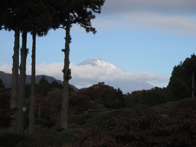 「昨年の11月2日富士山」
