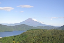 富士山と芦ノ湖