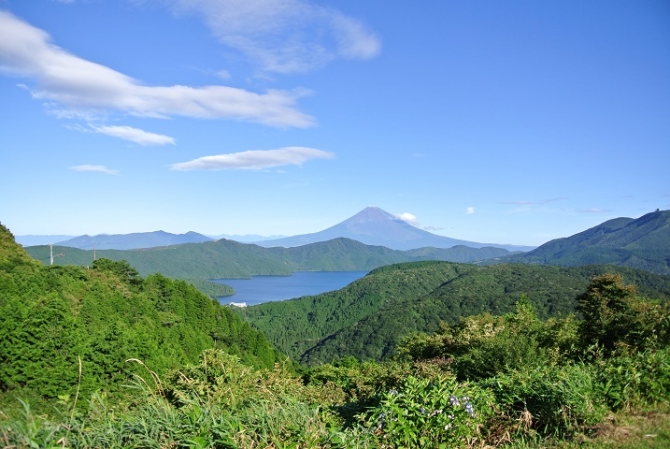 大観山の天閣台より