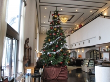 山のホテルのクリスマスツリー