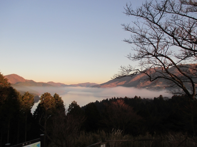 芦ノ湖の雲海②