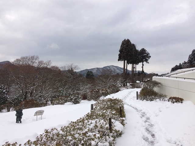 このあと庭園の歩道も開通させました！