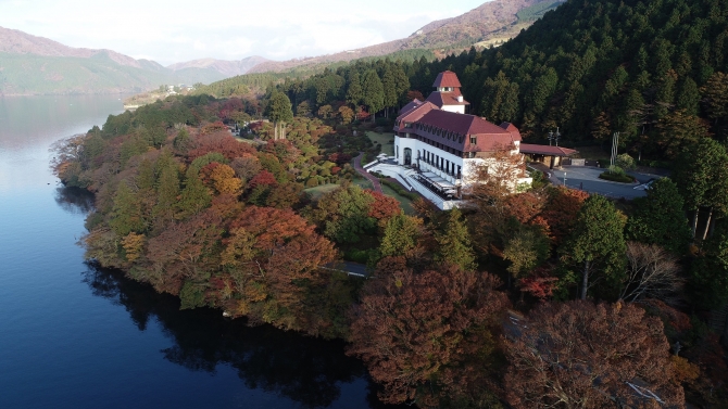 「上空からの様子」