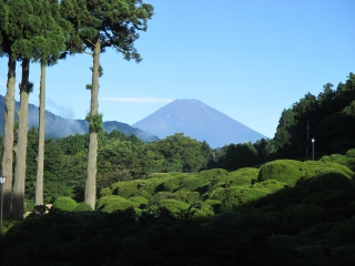 「富士山」くっきり。