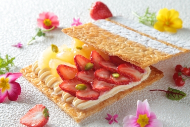 りんご＆いちご（ハーフ＆ハーフ）Apple & Strawberry（イメージ）