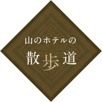 山のホテルの散歩道